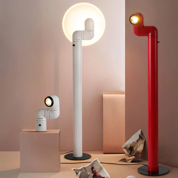 Water Pipe LED Floor Lamp - 图片 3