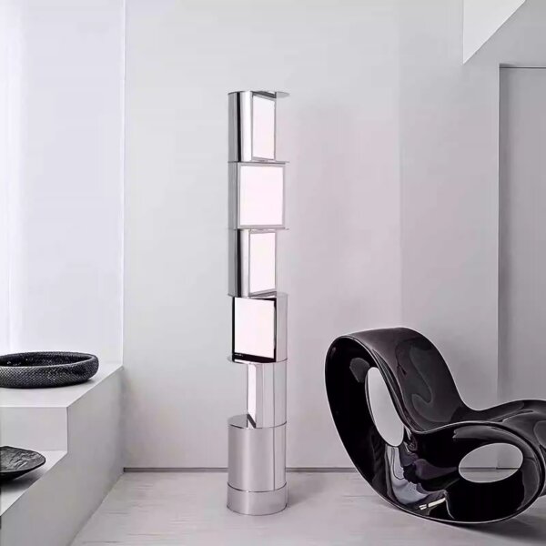 H186CM Stainless Steel Acrylic Floor Lamp - 图片 3