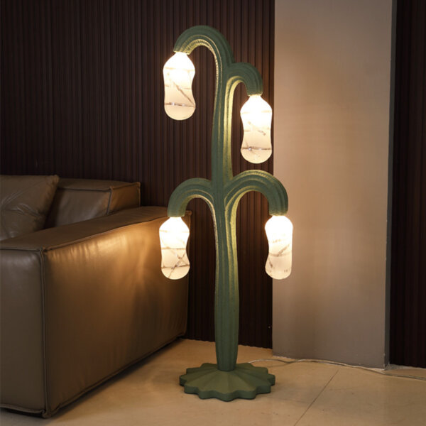 Cactus Type Glass Resin LED Floor Light - 图片 3