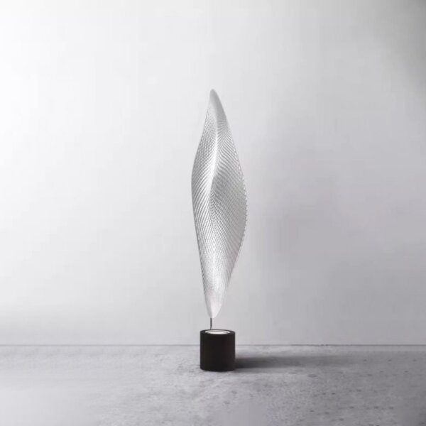 H192CM Acrylic Art Wind LED Floor Lamp - 图片 3
