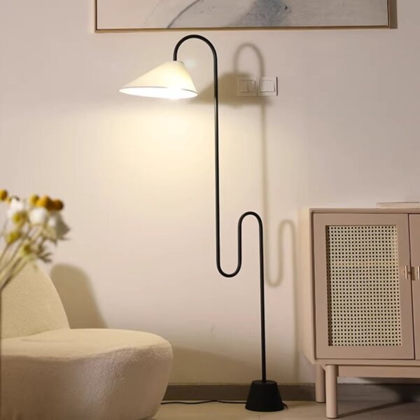 H155CM Metal Vertical Floor Lamp - 图片 3