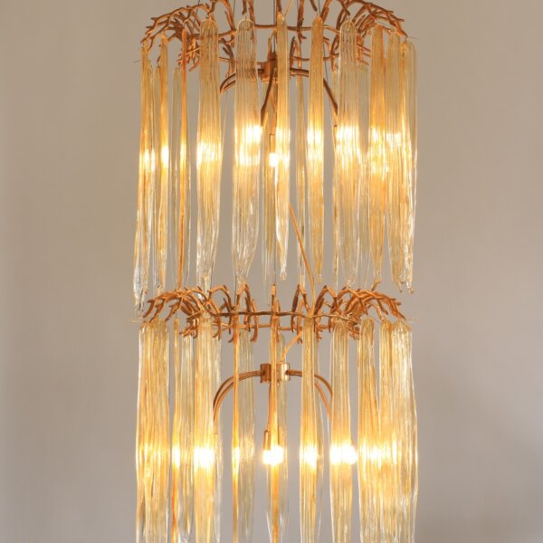 Branch Glass Chandelier Large Leaf - 图片 3