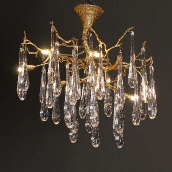 H65CM Branch Glass Chandelier - 图片 3