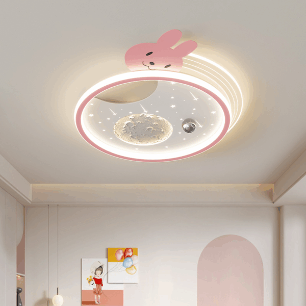 Cloud Princess Pink LED Ceiling Lamp - Image 5