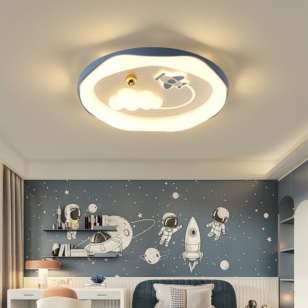 Universe Dream Clouds Airplane Rabbit Ceiling Lighting - Image 4