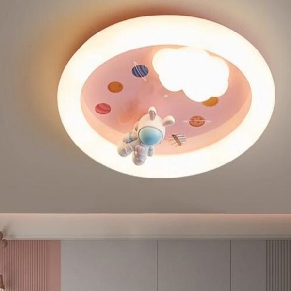 Cloud Princess Pink LED Ceiling Lamp - Image 3