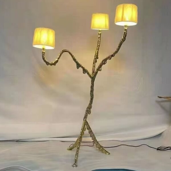 H150-220cm Art Tree Branch Metal Floor Lamp - Image 5