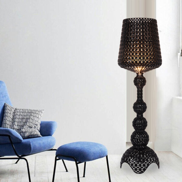 H165cm White Black Green Blue Transparent Floor Lamp - Image 4