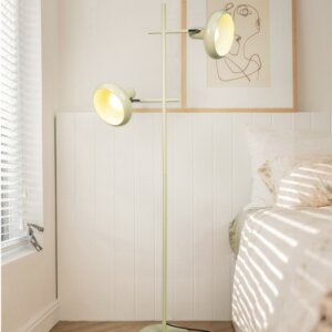 E27/E26 Cream H151cm Iron Floor Light