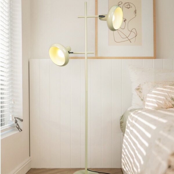 E27/E26 Cream H151cm Iron Floor Light