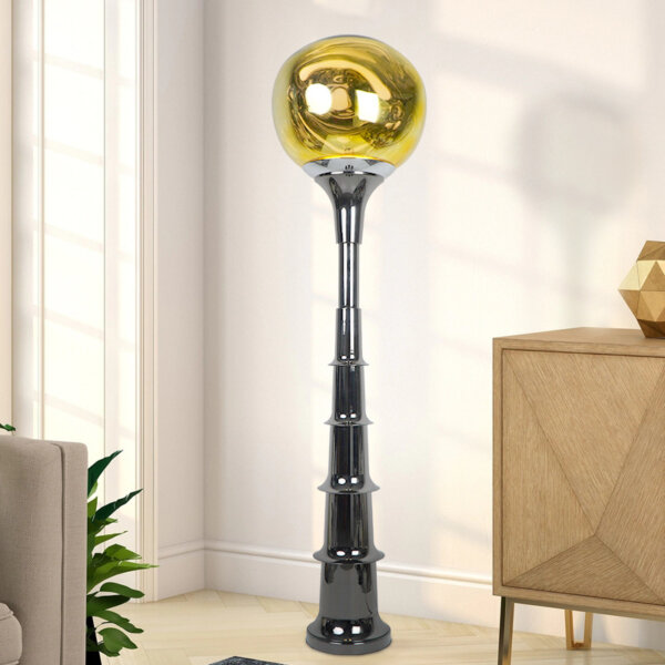 E27/E26 Hardware Lava Bamboo Pole Floor Lamp - Image 4