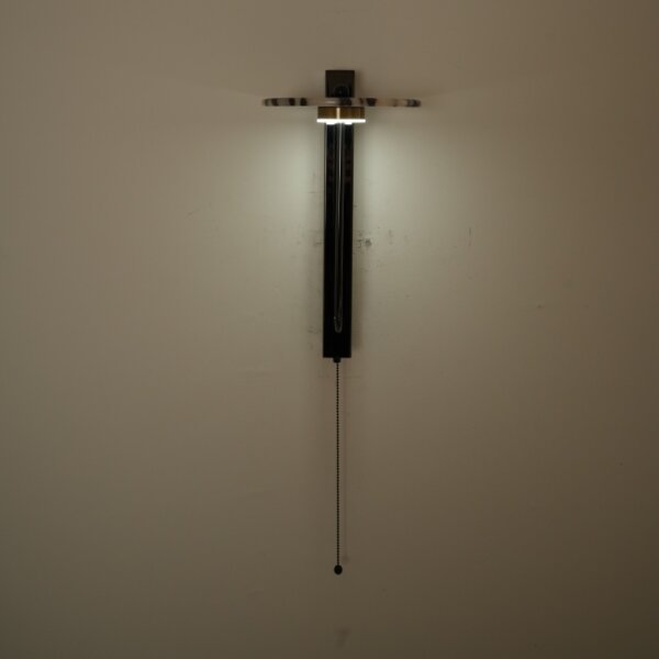 Black Linear Natural Stone Wall Light - Image 4