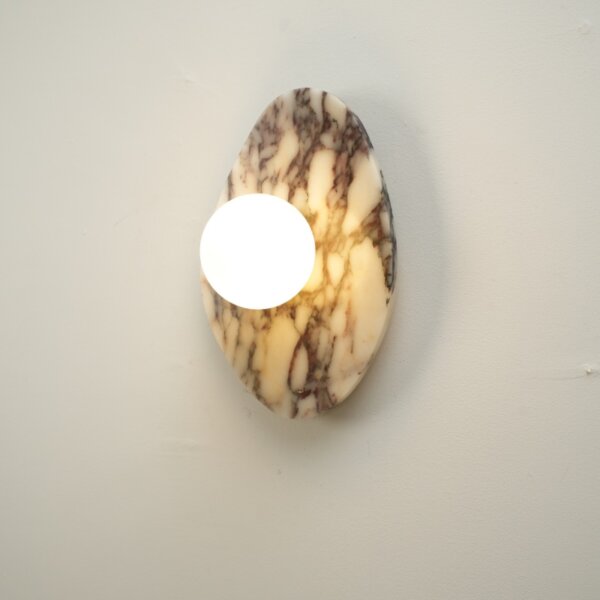 H30cm Irregular Alabaster Wall Light - Image 4