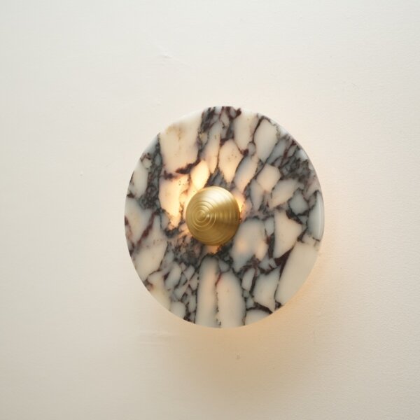 D20/25/30cm Round Marble Wall Light - Image 4