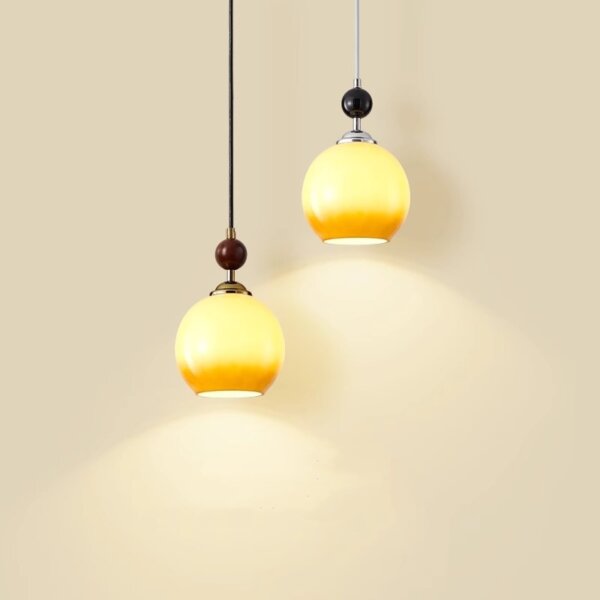 Golden LED Bedside Iron Glass Wall Lamp - Image 4
