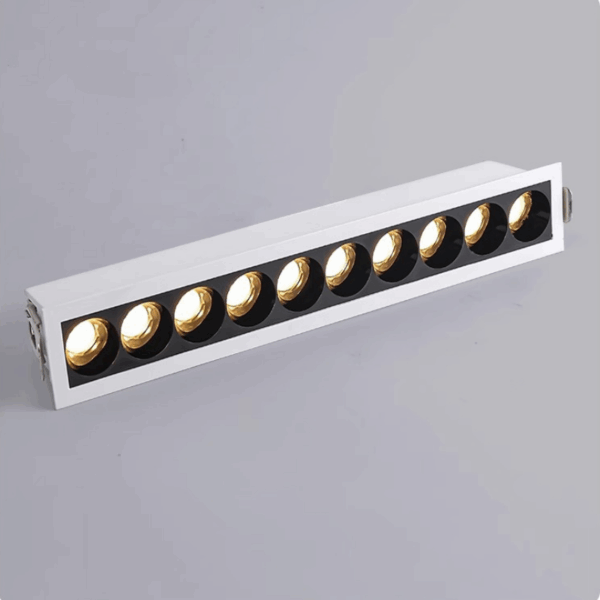 10/20/30W Recessed Dimmable Linear LED Grill Spotlight - Image 4