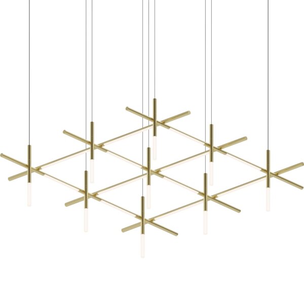 H80CM Linear LED Pendant Light - 图片 4