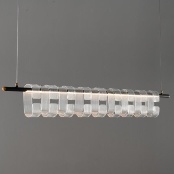 H15CM Acrylic Vintage Pendant Light - 图片 4