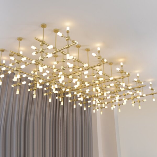 Hardware Art LED Large Pendant Lamp - 图片 4