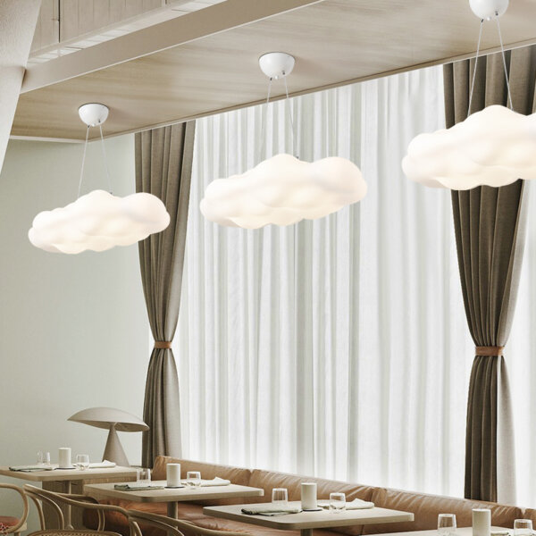 H26cm Clouds LED Pendant Lamp - 图片 4