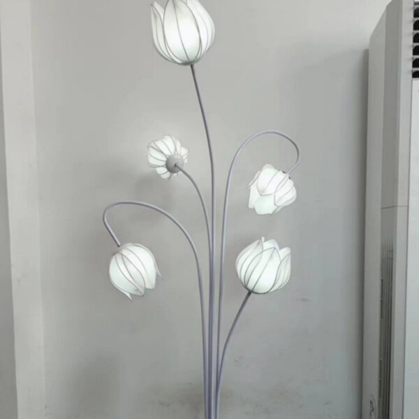 Magnolia Flower LED Floor Lamp - 图片 4