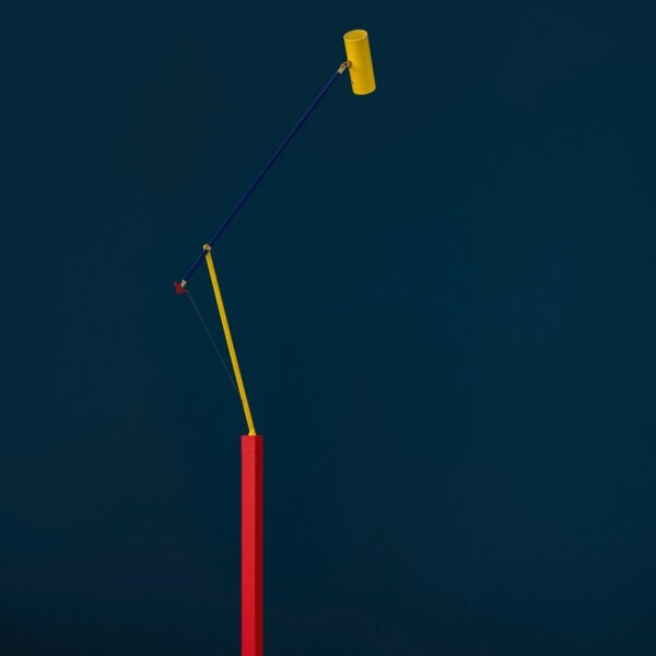 Adjustable Colorful Fish Floor Lamp - 图片 4