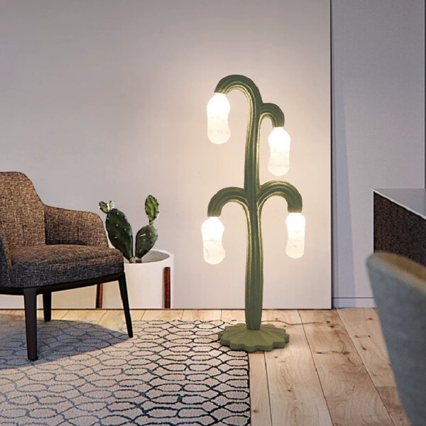 Cactus Type Glass Resin LED Floor Light - 图片 4