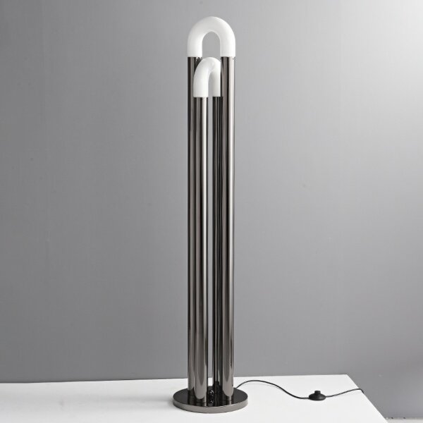 U Tube Glass Metal Floor Lamp - 图片 4