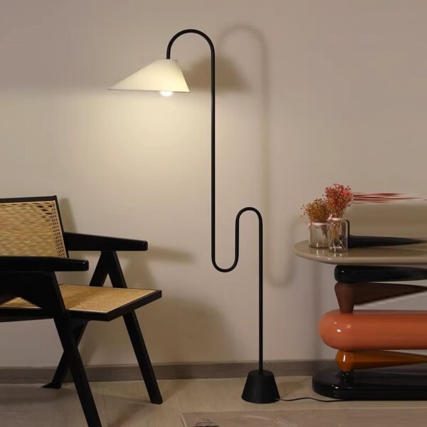 H155CM Metal Vertical Floor Lamp - 图片 4