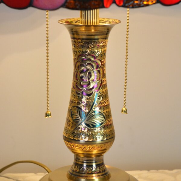 Rural Creative Stained Glass LED Table Lamp - Image 4