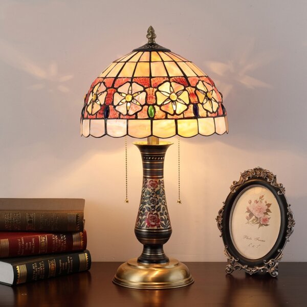 Pull Switch Retro Art Shell Table Lamp - Image 4