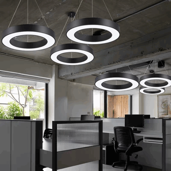 New Black Aluminum Pendant Lamp - Image 5