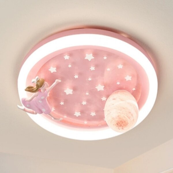 Cloud Princess Pink LED Ceiling Lamp - Image 4