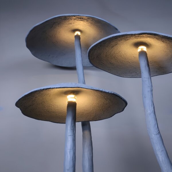 Large Mushroom Sculpture Standing Floor Lamp - Image 5