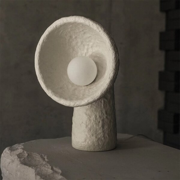 Beige Wabi-Sabi Large LED Floor Lamp - Image 3