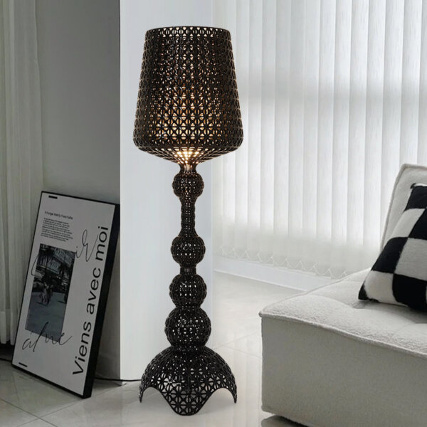 H165cm White Black Green Blue Transparent Floor Lamp - Image 5