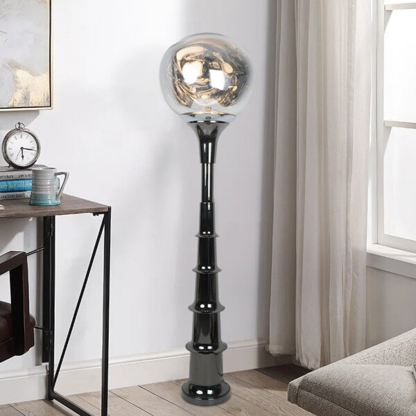 E27/E26 Hardware Lava Bamboo Pole Floor Lamp - Image 5