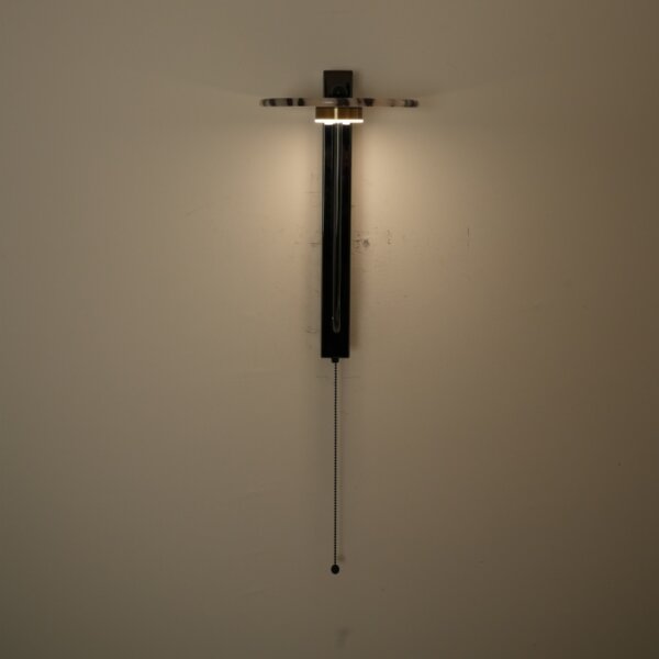 Black Linear Natural Stone Wall Light - Image 5