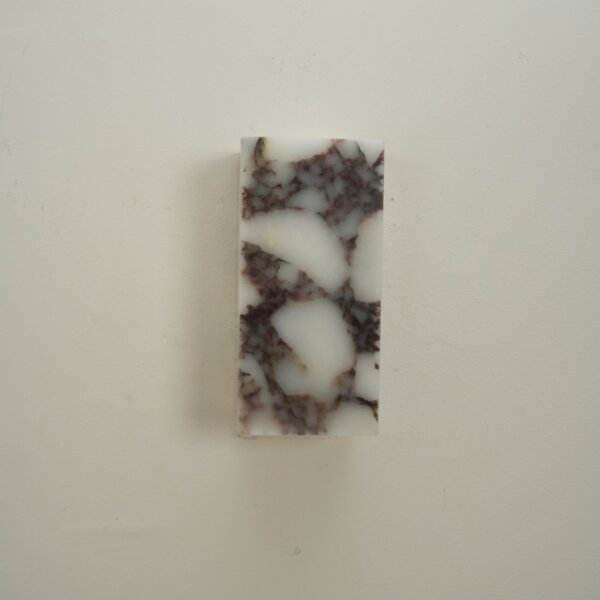 H16cm Cuboid Natural Marble LED Wall Lamp - Image 5
