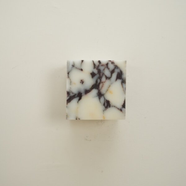 Cube Edge 12cm Natural Marble Wall Light - Image 5