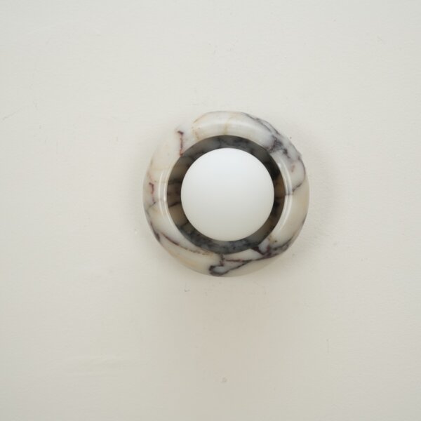 D15cm G9 Round Marble Wall Lamp - Image 5