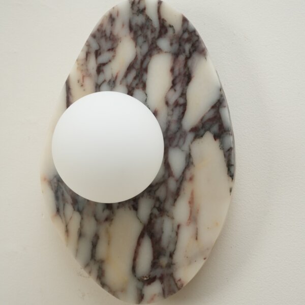 H30cm Irregular Alabaster Wall Light - Image 5