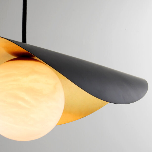 D40/60CM Copper Iron LED Pendant Light - Image 5