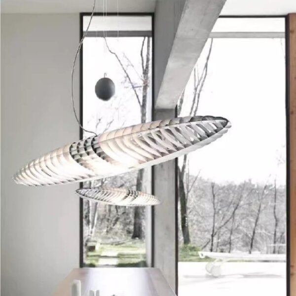 H30cm Spacecraft Colorful Pendant Lamp - Image 5