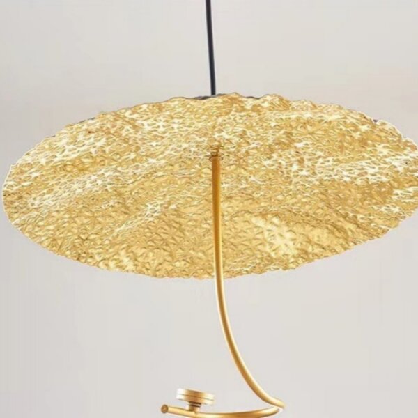 D30CM Gold Foil LED Pendant Light - Image 5