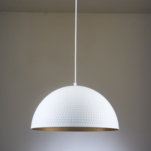 White Black One Bulb Pendant Lamp - 图片 5