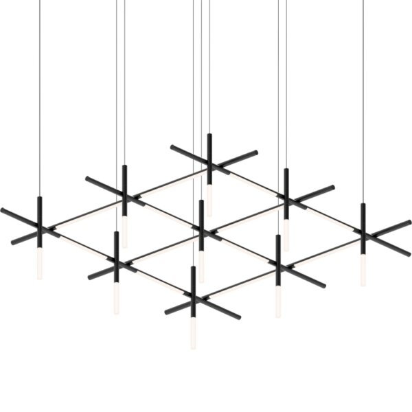 H80CM Linear LED Pendant Light - 图片 5