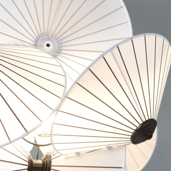 H60cm Umbrella Hardware Fabric Pendant Light - 图片 5