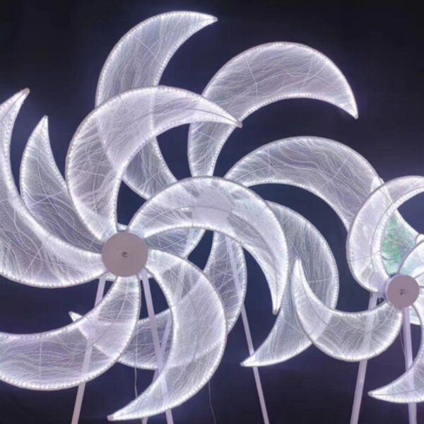 Giant Windmill LED Wedding Floor Light - 图片 5