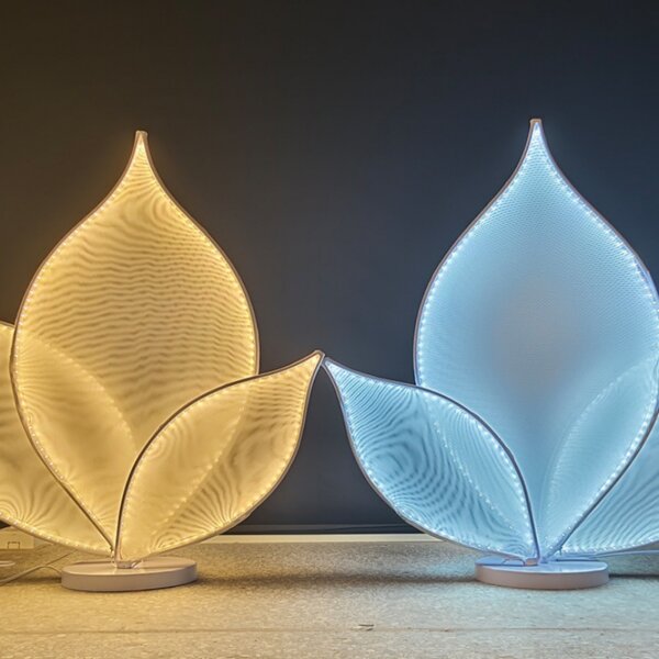 Lotus Leaf LED Wedding Floor Lamp - 图片 4